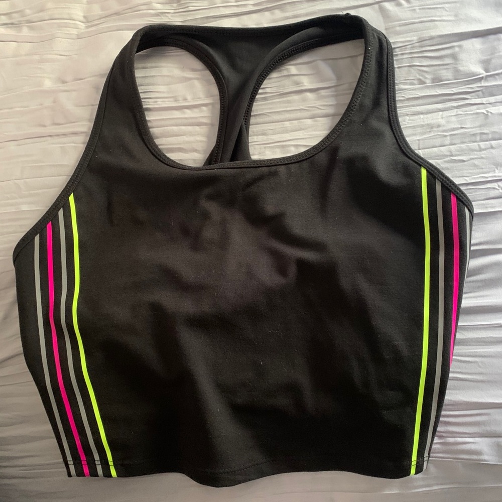 Crop workout tank